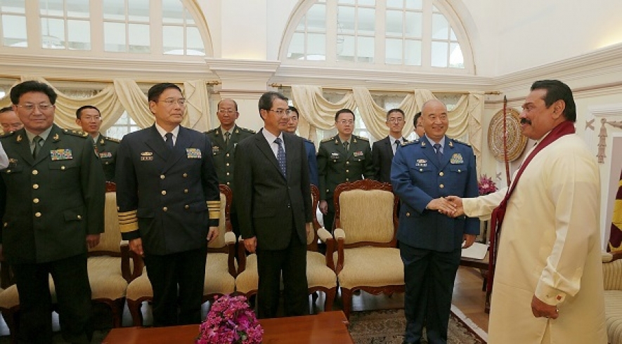 China’s Highest Military Delegation  Calls on President Rajapaksa