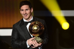 Lionel Messi wins Ballon d-Or Award