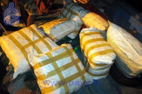Navy arrests five Indians smuggling Ganja via sea routes
