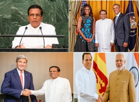 Reflections on gains of Maithri’s interaction with world leaders
