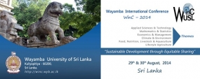 Wayamba International Conference - WinC 2014