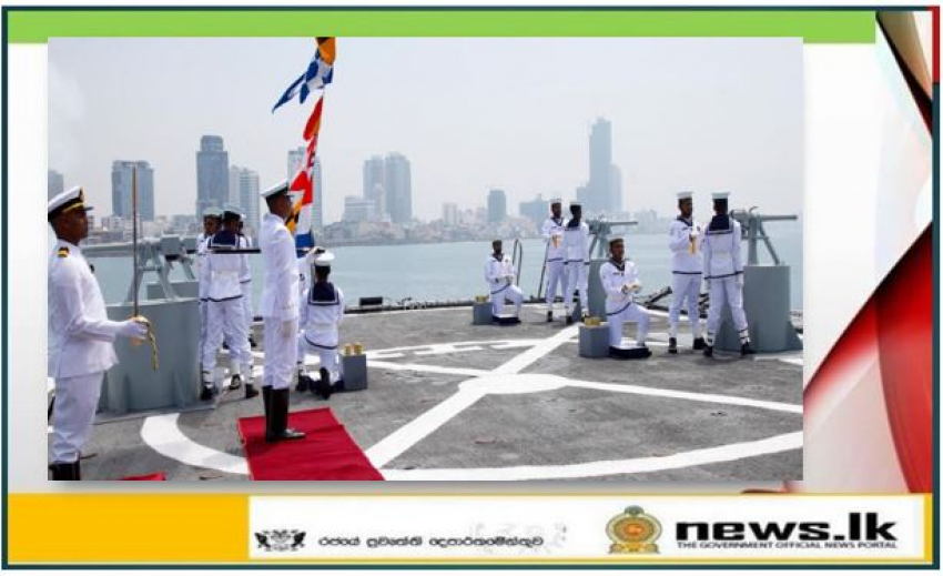    Navy honours nation according a 25-gun salute on Independence Day