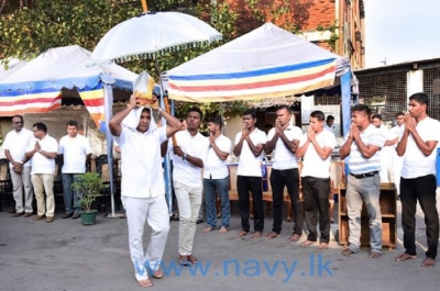 Navy  undertakes  religious programmes on‘Tripitakabhivandana’ Week