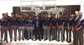 SLC President visits the Under 19 Team in Bangladesh