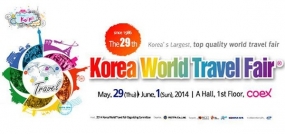 Sri Lanka wins “Best Booth Design Award” at the Korea World Travel Fair 2014