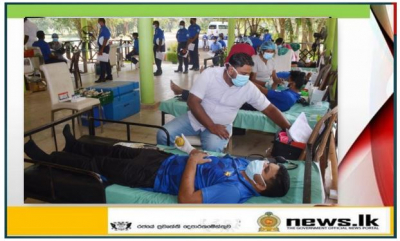 Blood donation campaign in North Central Naval Command