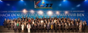 With the Official Picture, the plenary of the G77 Summit officially begins