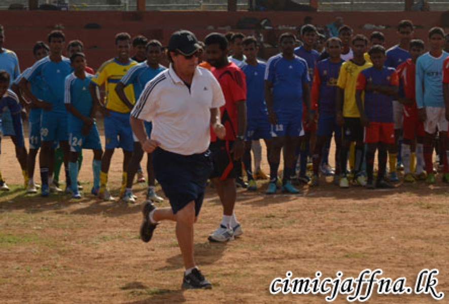 US Coaches Here to Train Jaffna Football Players