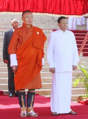 Bhutan PM visits Sri Lankan Parliament