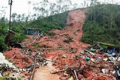 2,200 persons affected by adverse weather; landslide warning issued