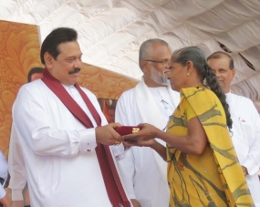 LTTE Gold and land deeds handed over to rightful Owners