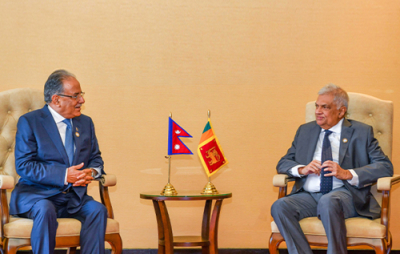 High-Level meeting between the President Wickremesinghe and Nepal Prime Minister