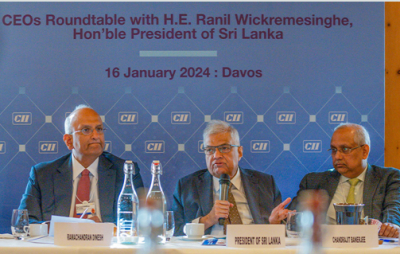 President Briefs Indian CEOs on Sri Lanka’s Economic Outlook