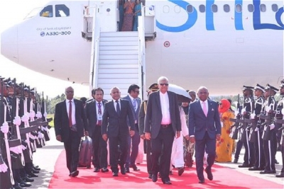 PM arrives in Maldives on official visit