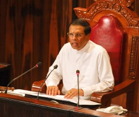 Policy Statement delivered by President Maithripala Sirisena