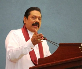 President Rajapaksa Condemns Terrorist Attack in Paris