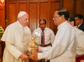 His Holiness Pope Francis calls on President