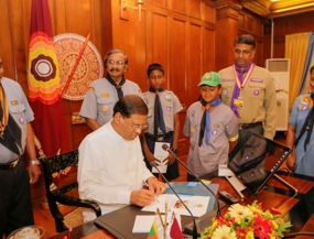 President officially inaugurates Scout Service and Public Relations Week