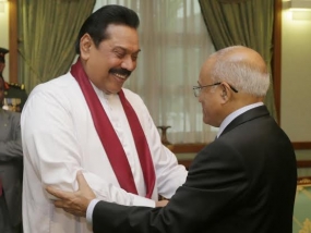 President Rajapaksa and Former Maldivian President in Friendly Talks